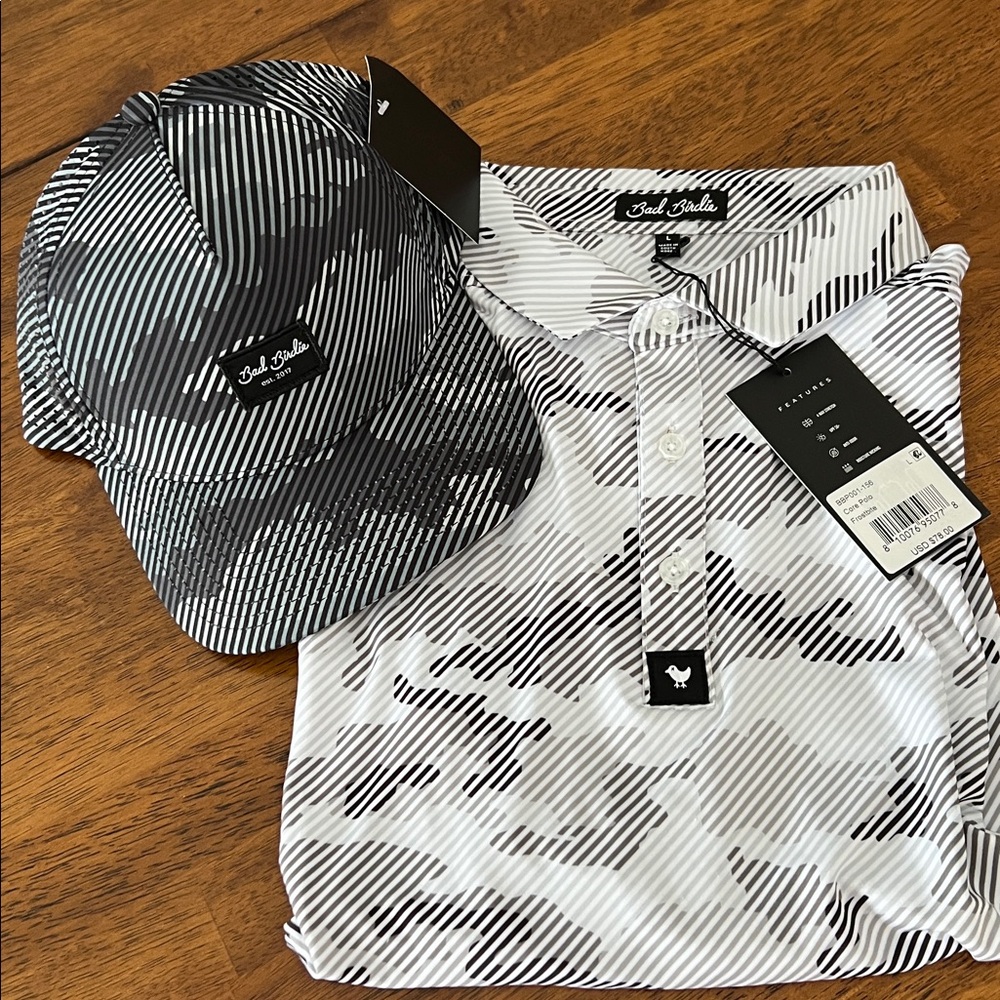 Bad Birdie Golf Polo and Hat